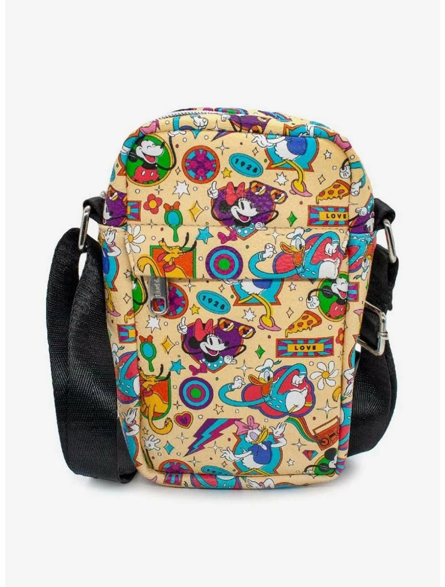 Disney Mickey Mouse Vegan Leather Crossbody Bag for Lunch Box