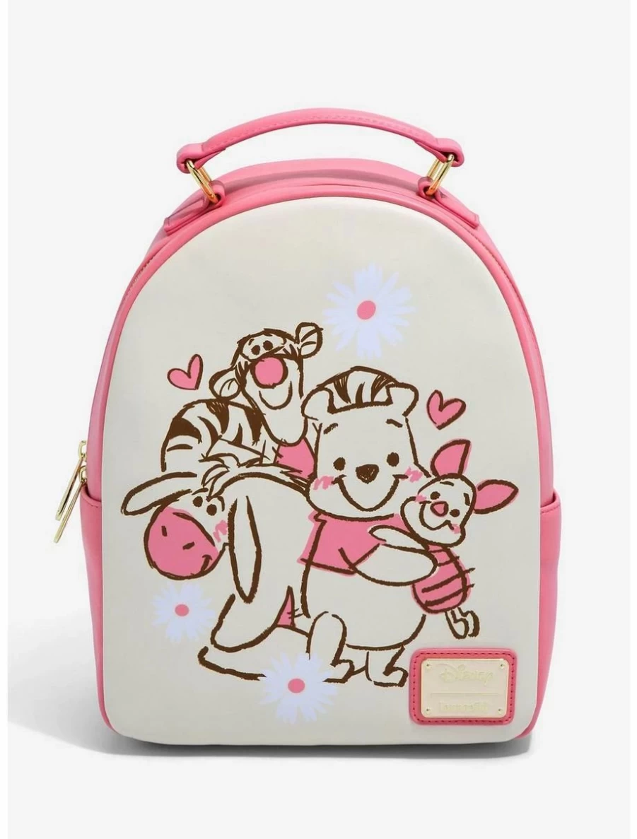 Loungefly Disney Winnie The Pooh Sketch Mini Backpack Exclusive BoxLunch Collection