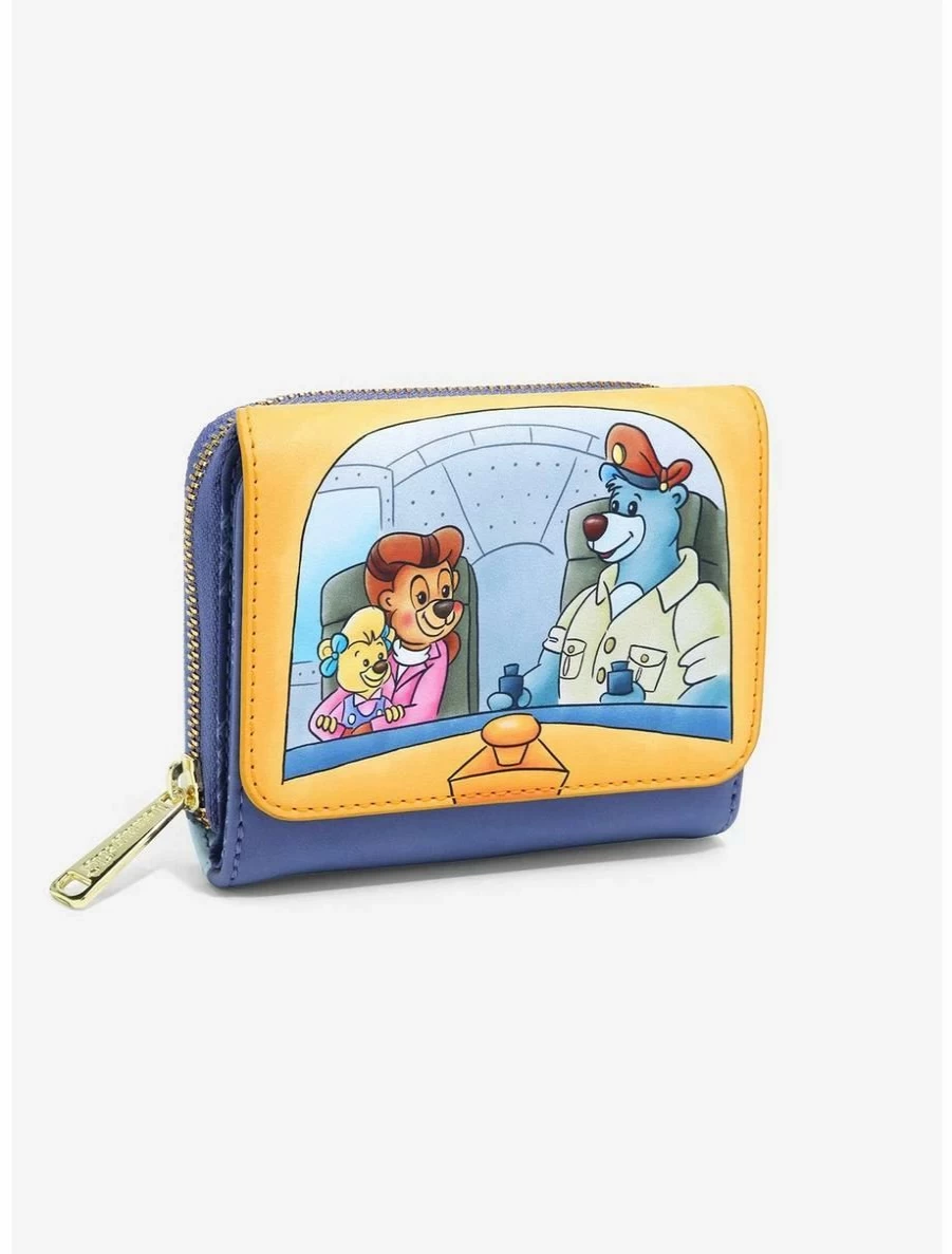 Disney Talespin Loungefly Exclusive Boxlunch Zip Wallet - Crew Group Portrait Small Crossbody Bag