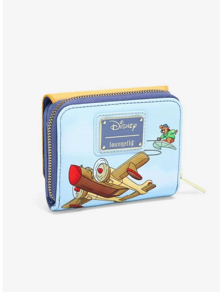 Disney Talespin Loungefly Exclusive Boxlunch Zip Wallet - Crew Group Portrait Small Crossbody Bag
