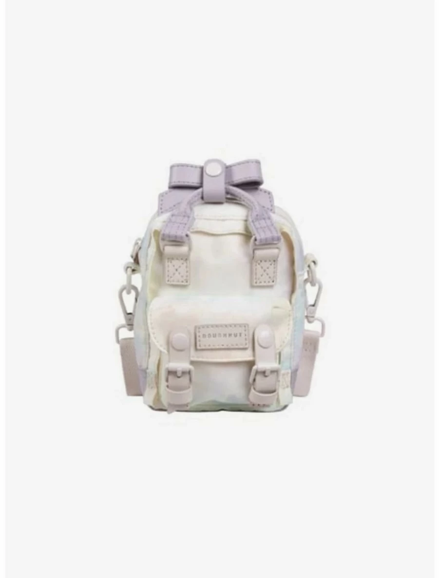 Unicorn Dream Series Tiny Ribbon Crossbody Bag - Cute Doughnut & Macaroon Themed Purse
