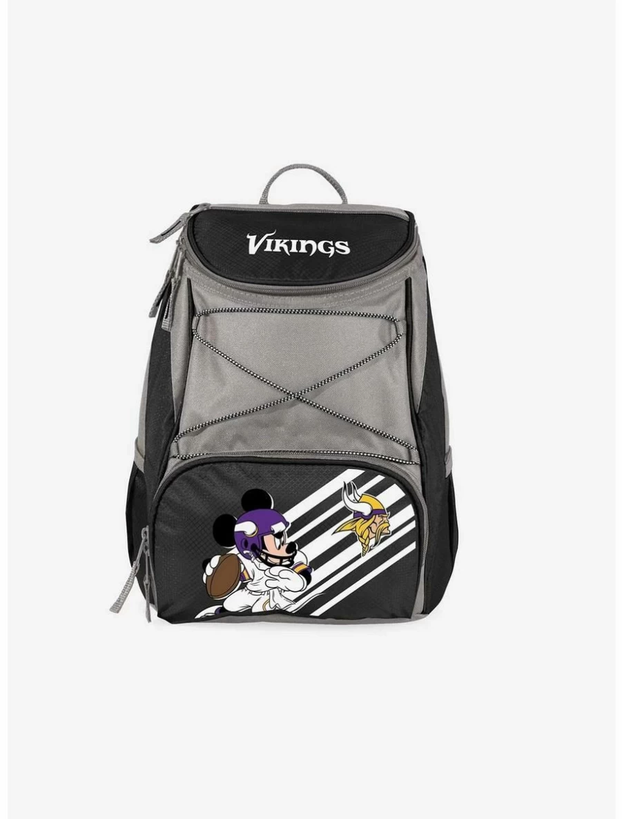 Disney Mickey Mouse NFL Minnesota Vikings Insulated Cooler Backpack for Fans