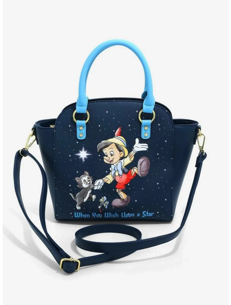 Loungefly Disney Pinocchio When You Wish Upon A Star Crossbody Bag BoxLunch Exclusive