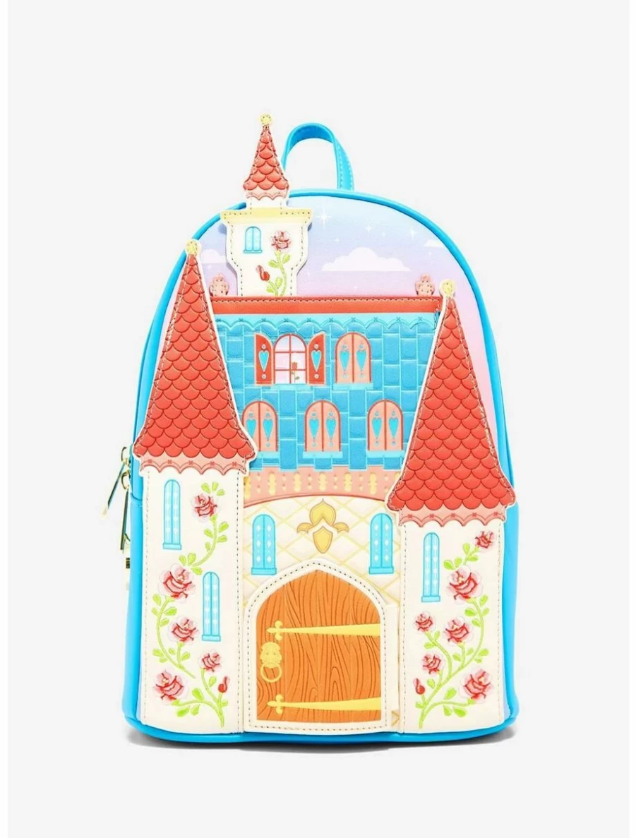 Disney Beauty and The Beast Swinging Door Castle Mini Backpack - Her Universe Exclusive at BoxLunch