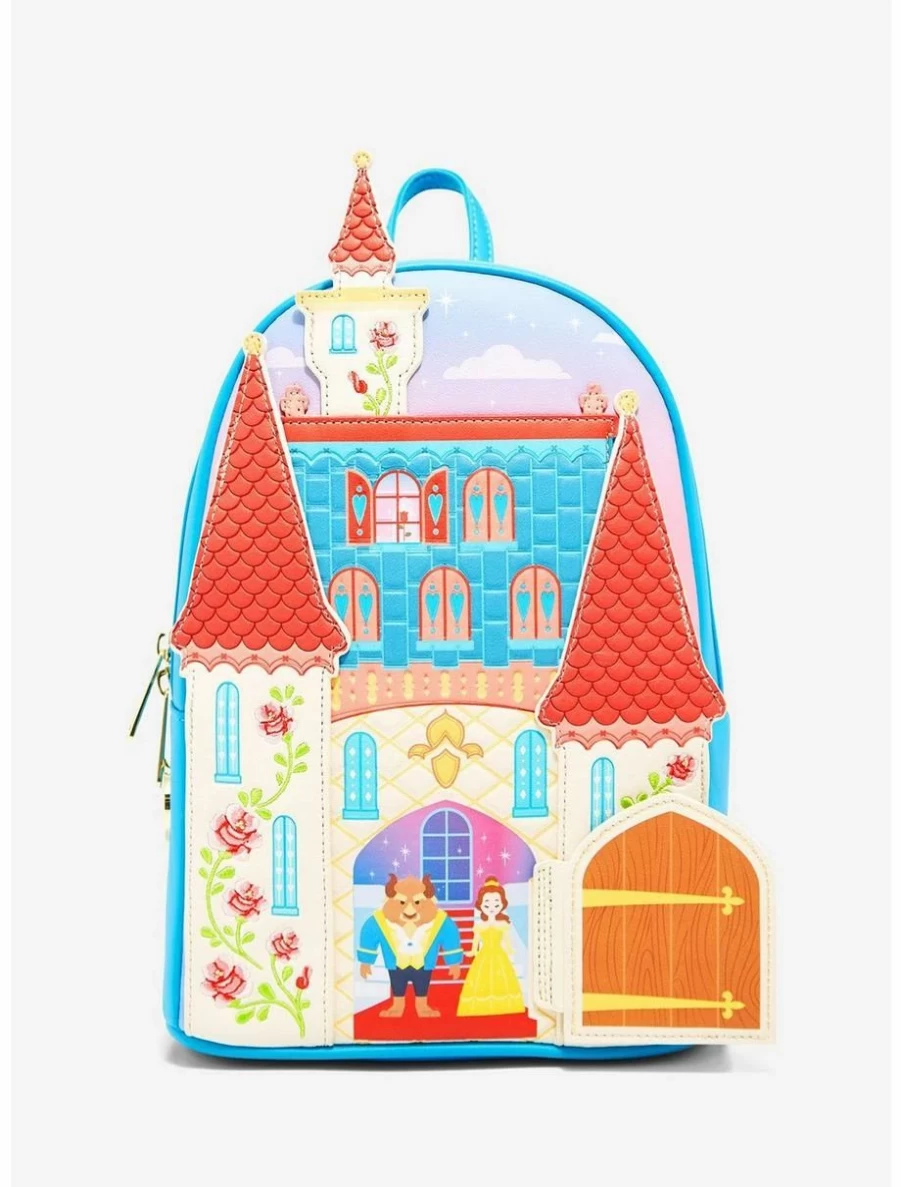 Disney Beauty and The Beast Swinging Door Castle Mini Backpack - Her Universe Exclusive at BoxLunch