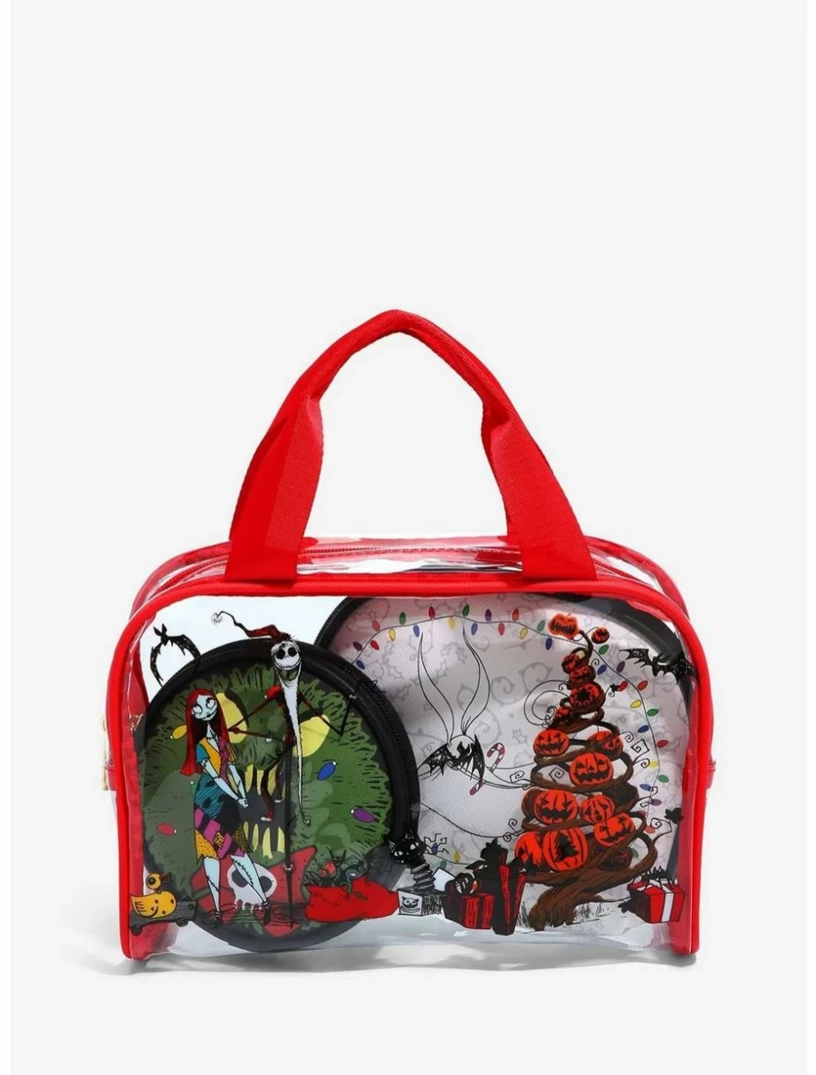 "Disney Nightmare Before Christmas Makeup Pouch Set – BoxLunch Exclusive Cosmetic Bag Collection"
