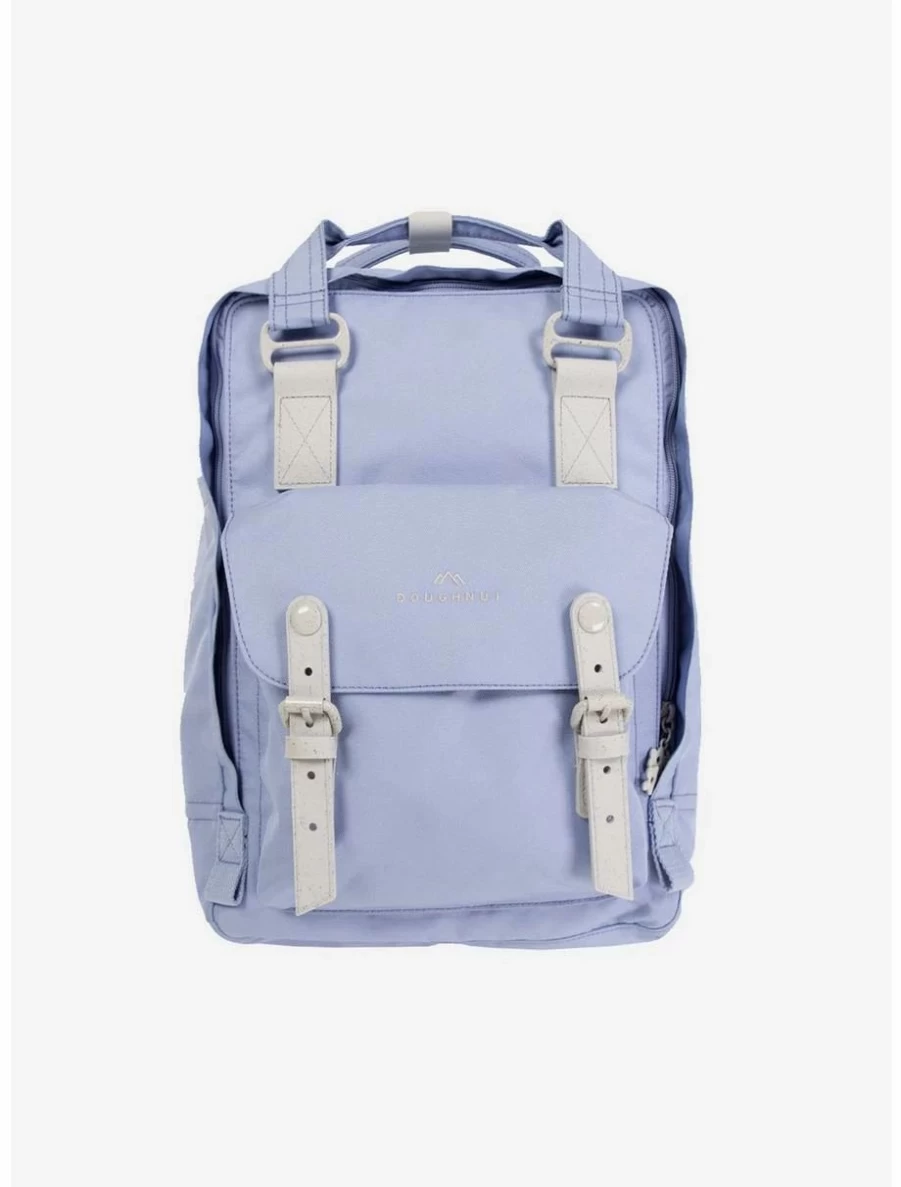 Monet Iris Purple Doughnut Macaron Backpack - Stylish & Unique Design for School & Travel