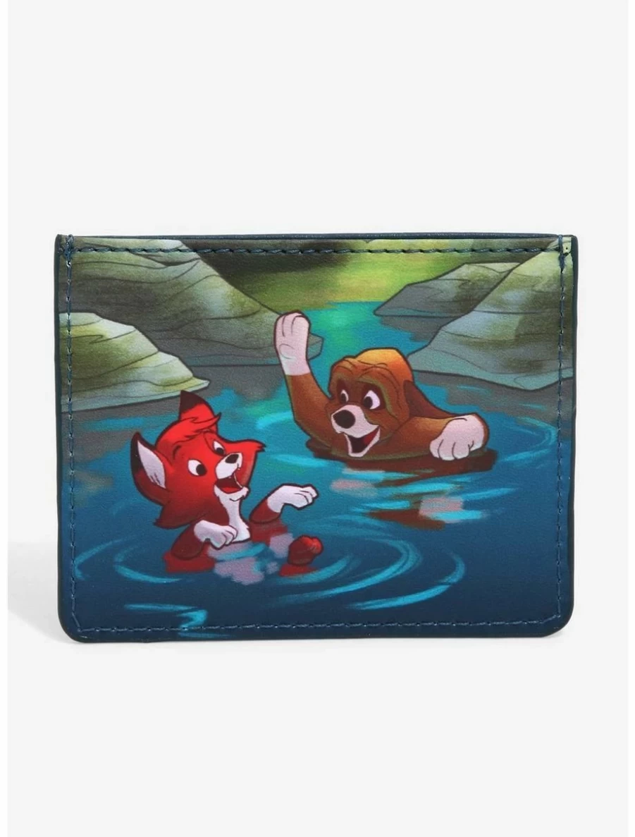 Disney The Fox and The Hound Splash Card Holder by Loungefly - BoxLunch Exclusive Wallet