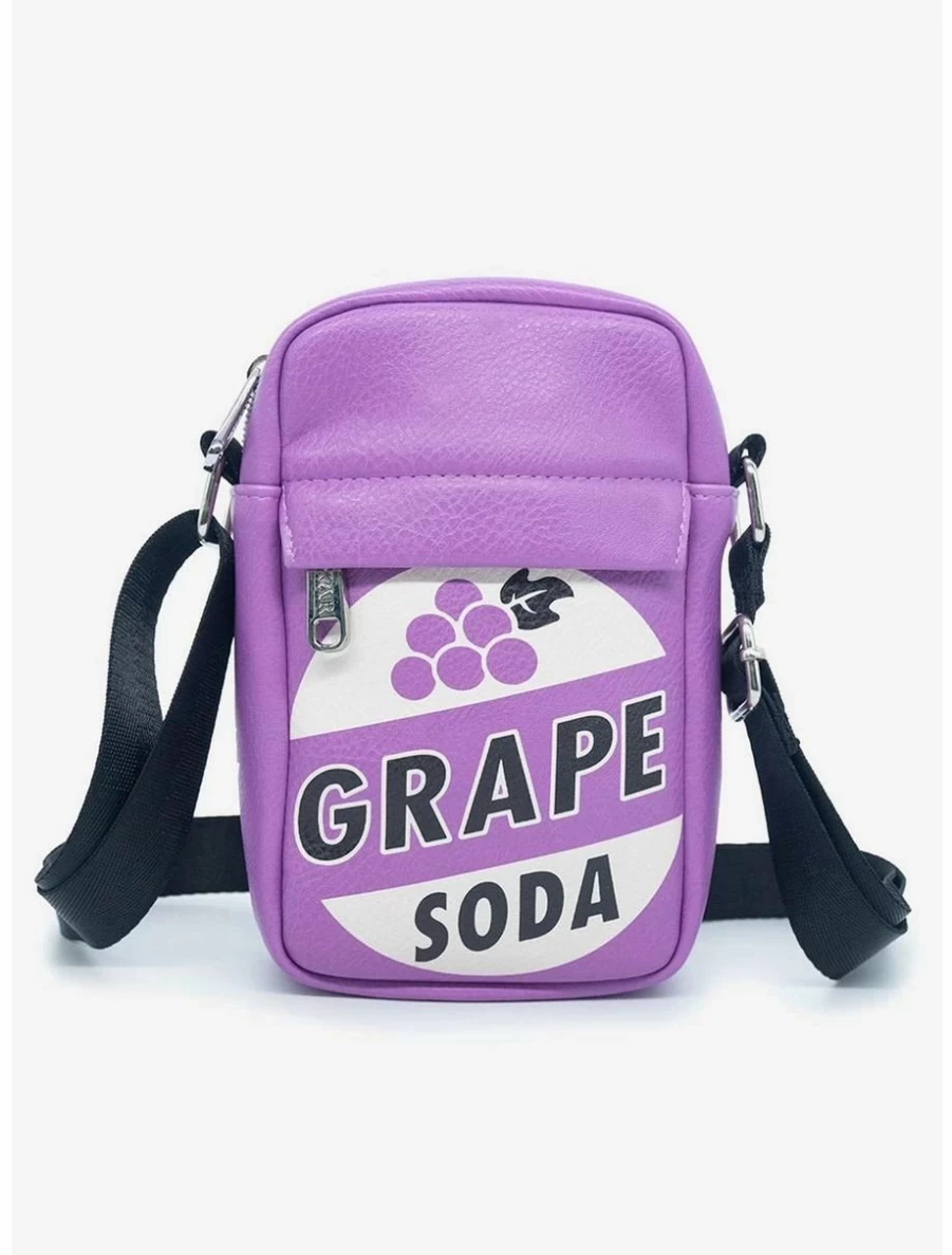 Disney Pixar Up Grape Soda Bottle Cap Crossbody Bag - Vintage Inspired Logo Shoulder Purse