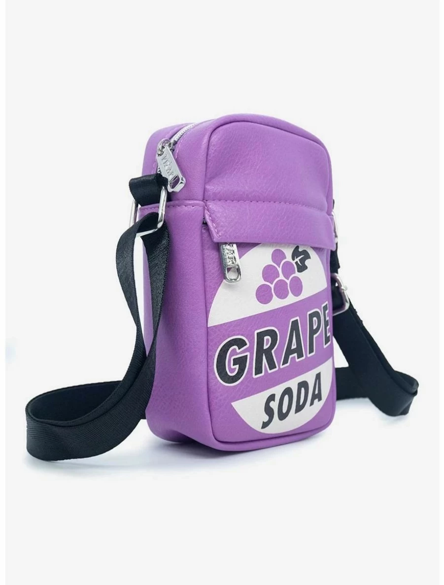 Disney Pixar Up Grape Soda Bottle Cap Crossbody Bag - Vintage Inspired Logo Shoulder Purse