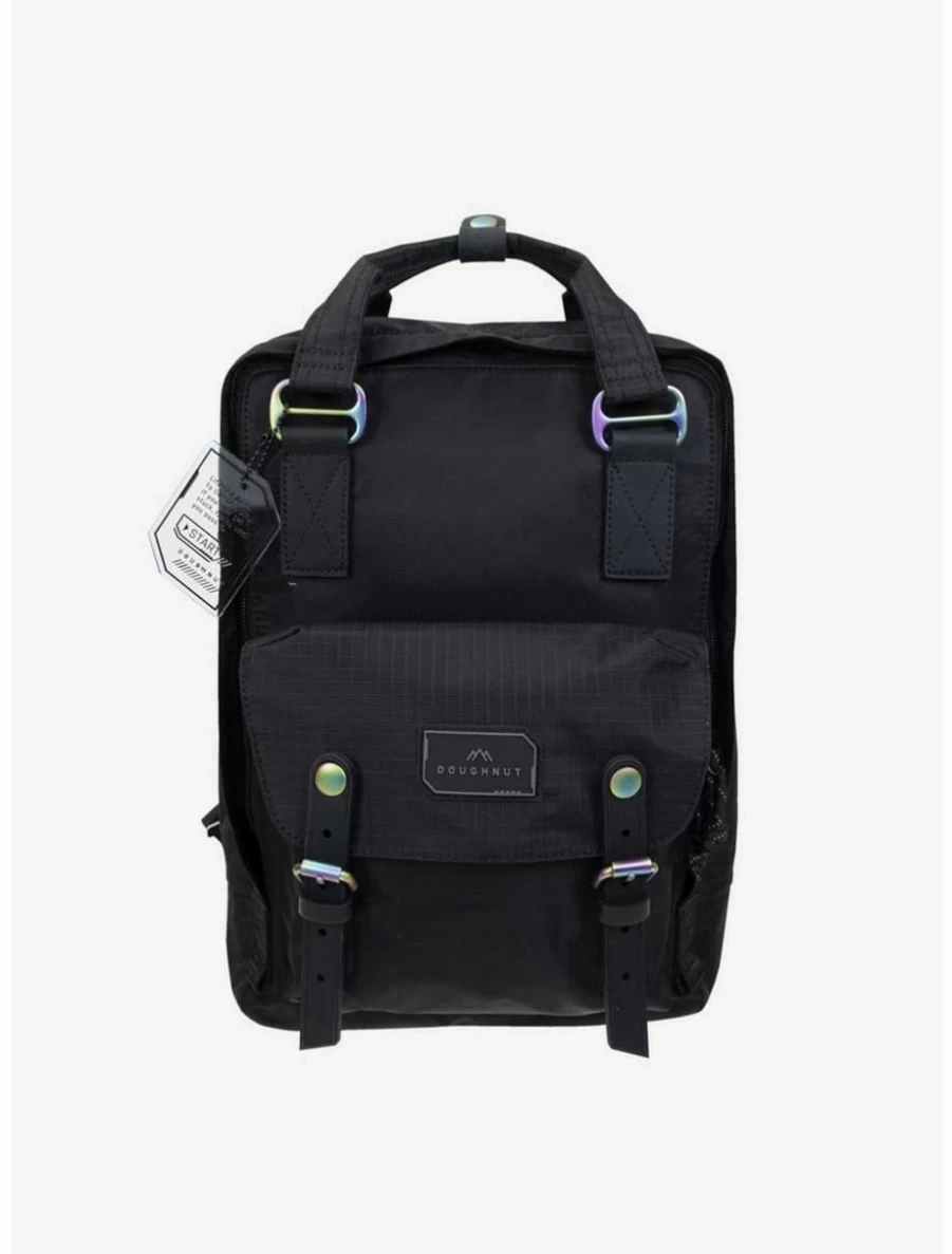 "BoxLunch Exclusive Doughnut Macaroon Themed Black Gaming Backpack"