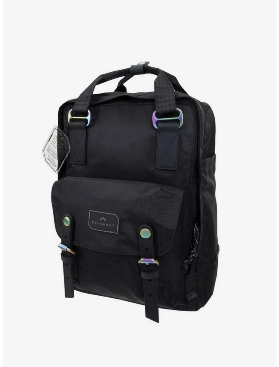 "BoxLunch Exclusive Doughnut Macaroon Themed Black Gaming Backpack"