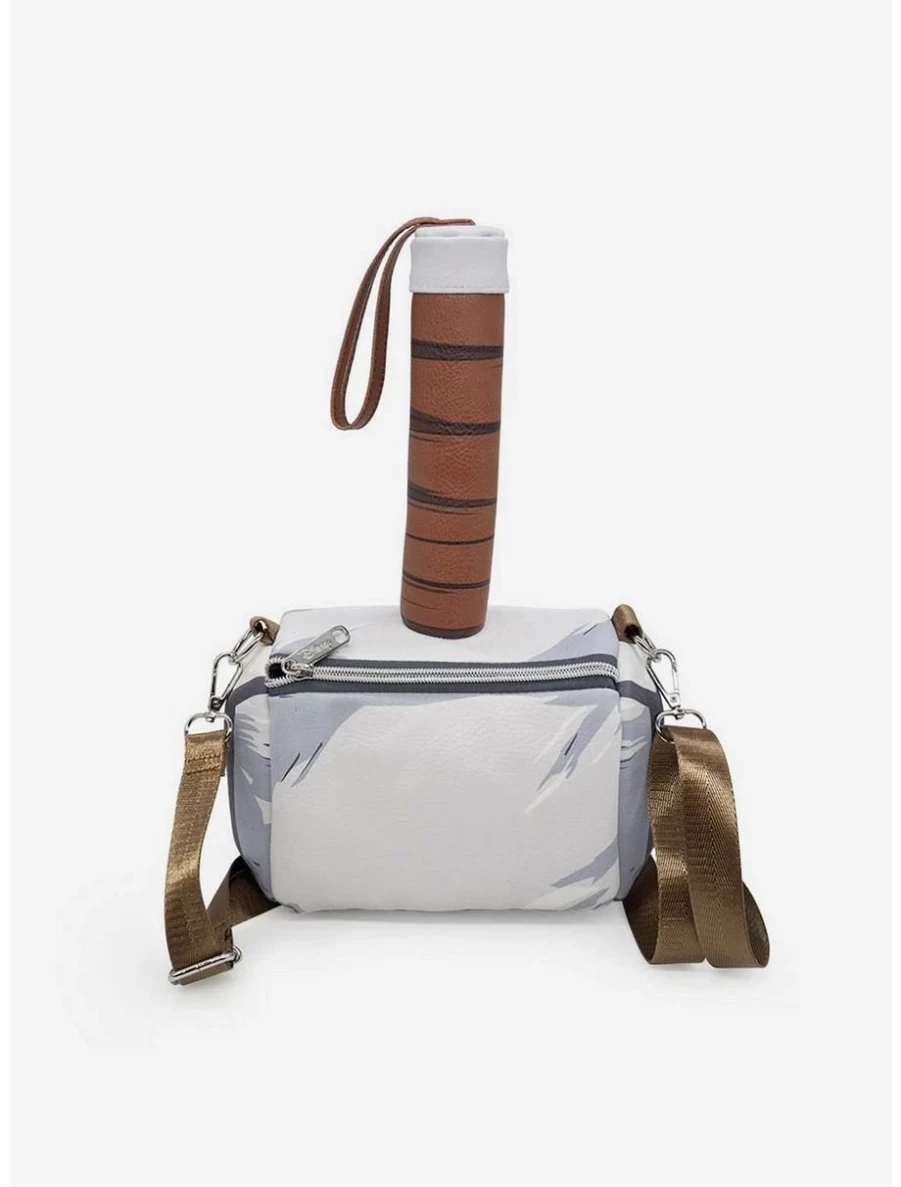 Marvel Thor Mjolnir Hammer Replica Crossbody Bag – Official BoxLunch Collectible