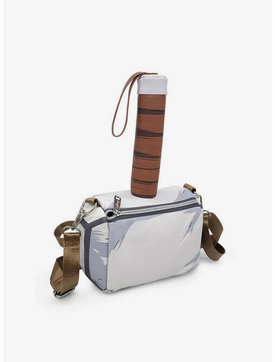 Marvel Thor Mjolnir Hammer Replica Crossbody Bag – Official BoxLunch Collectible