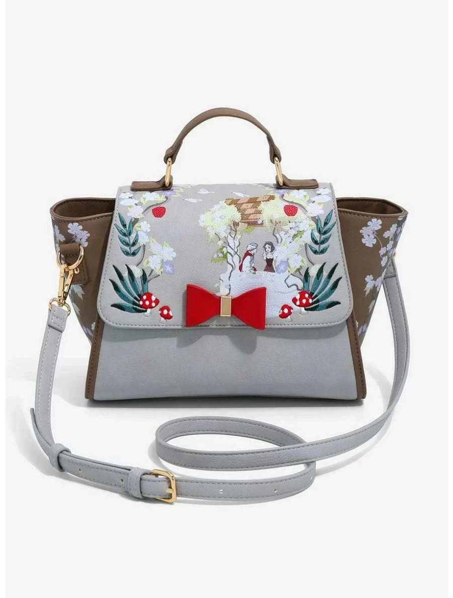 Disney Snow White and the Seven Dwarfs Embroidered Wishing Well Crossbody Bag - BoxLunch Exclusive Collectible