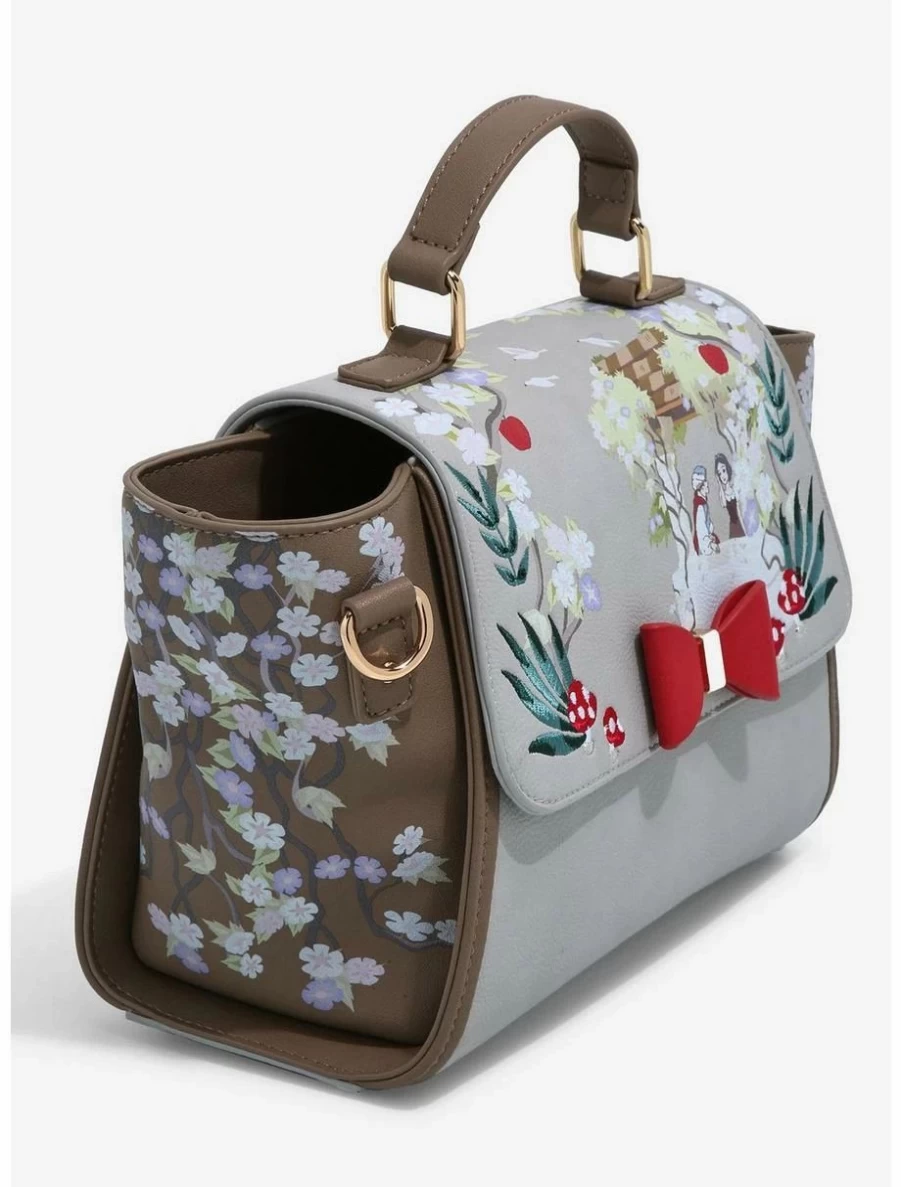 Disney Snow White and the Seven Dwarfs Embroidered Wishing Well Crossbody Bag - BoxLunch Exclusive Collectible