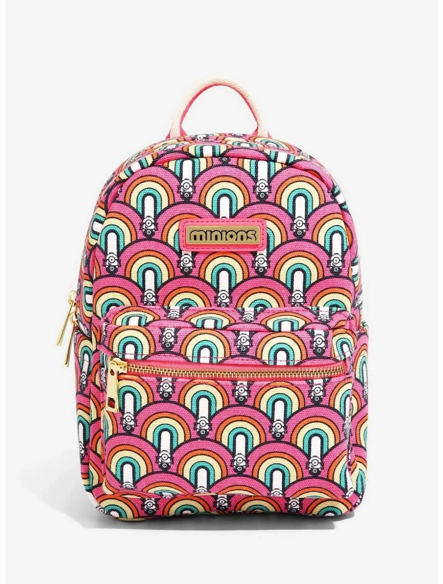 "Rainbow Minions Artist Series Mini Backpack - BoxLunch Exclusive Collectible"