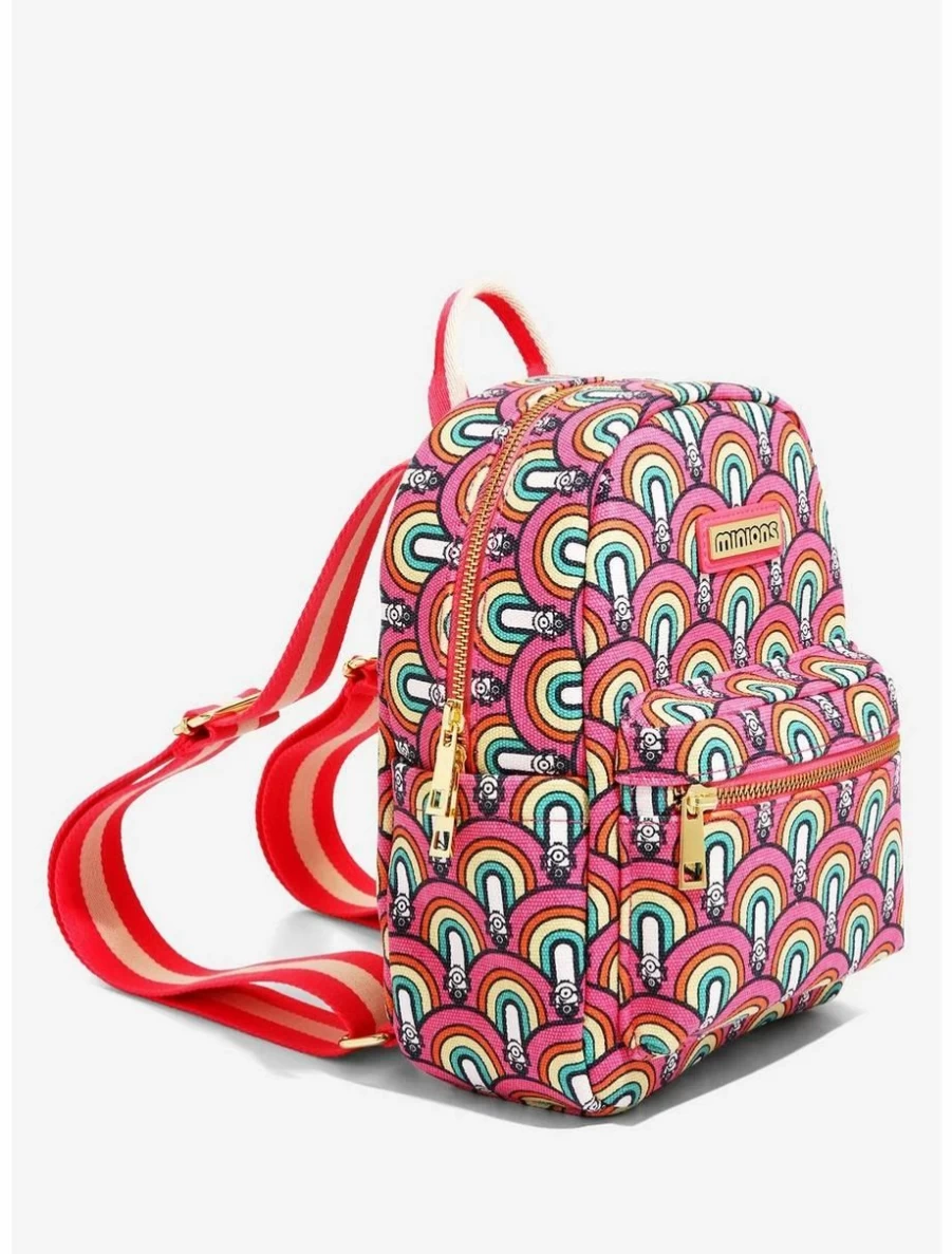 "Rainbow Minions Artist Series Mini Backpack - BoxLunch Exclusive Collectible"