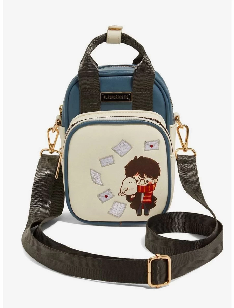 "Harry Potter Mini Crossbody Bag with Hedwig - BoxLunch Exclusive Chibi Style"