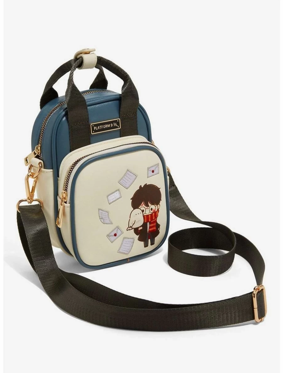 "Harry Potter Mini Crossbody Bag with Hedwig - BoxLunch Exclusive Chibi Style"