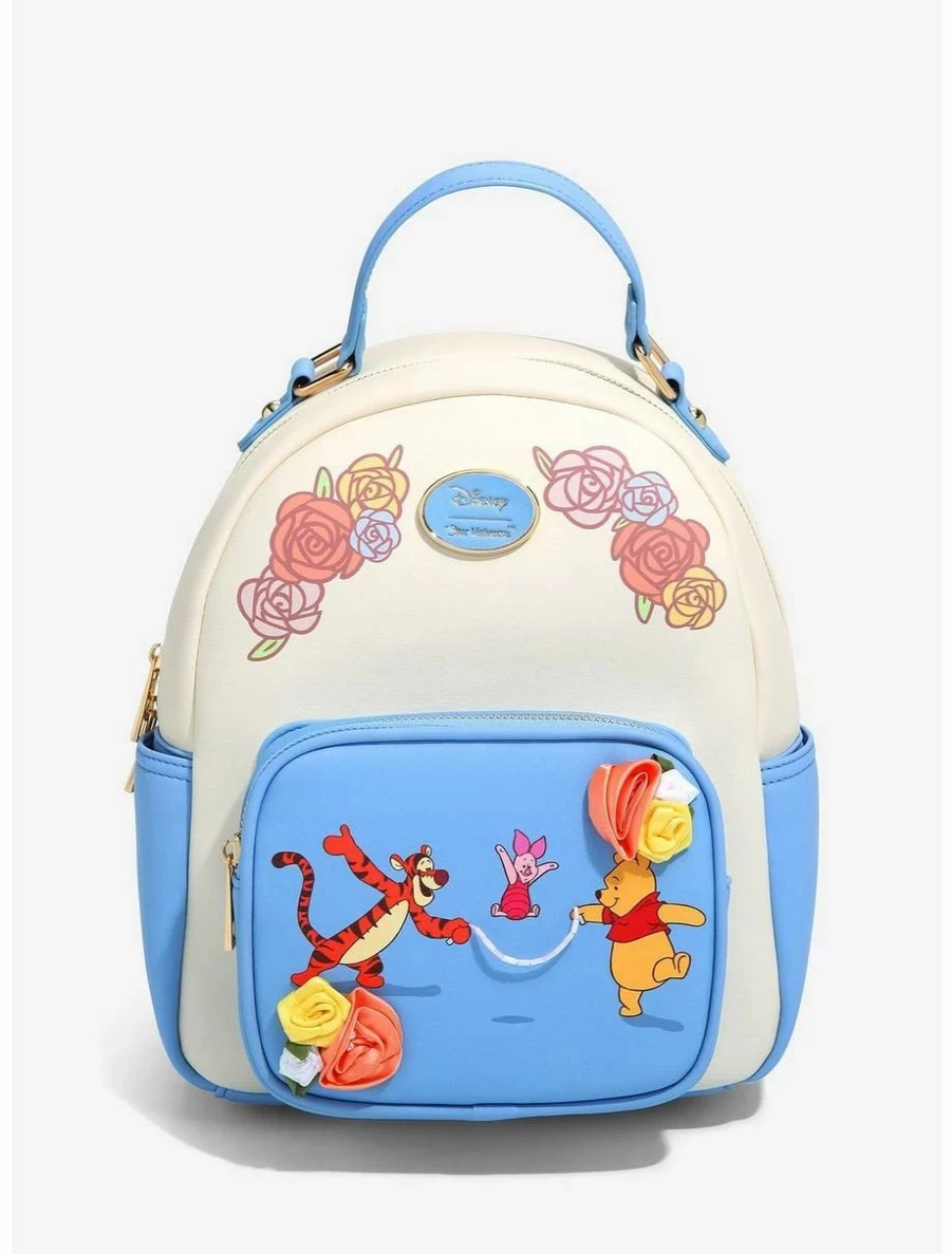 Disney Winnie The Pooh Floral Mini Backpack - Our Universe BoxLunch Exclusive Jump Rope Design