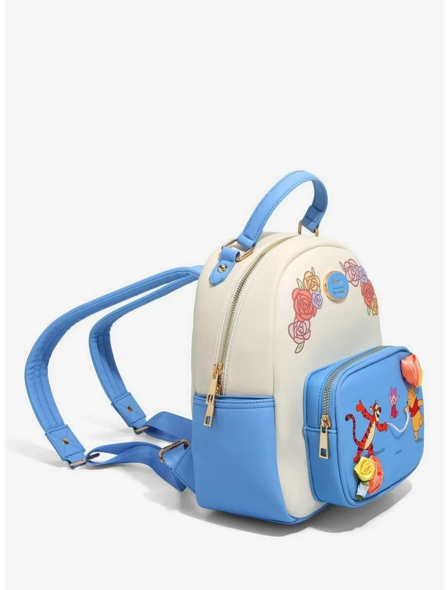Disney Winnie The Pooh Floral Mini Backpack - Our Universe BoxLunch Exclusive Jump Rope Design