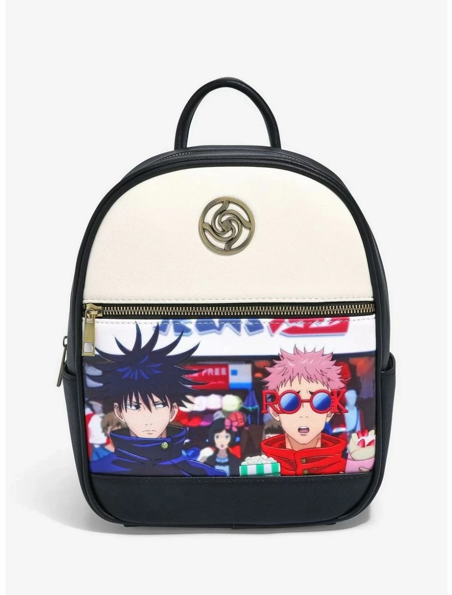 "Jujutsu Kaisen Yuji & Megumi Mini Backpack - BoxLunch Exclusive Anime Merch"