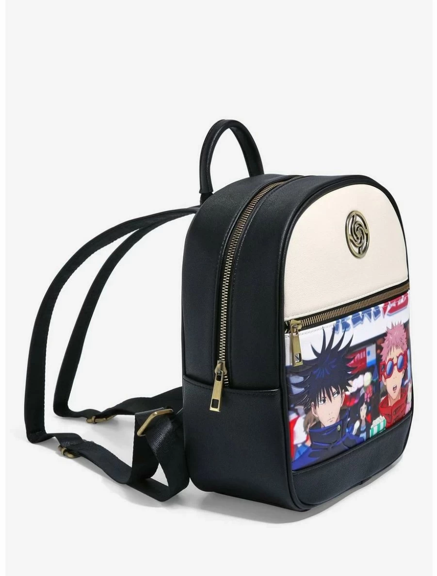 "Jujutsu Kaisen Yuji & Megumi Mini Backpack - BoxLunch Exclusive Anime Merch"
