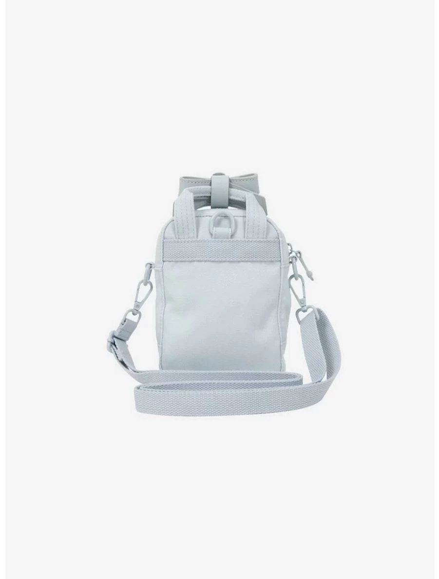 "Blue Lotus Mini Crossbody Bag - Stylish Tiny Sky & Ribbon Design for Women"