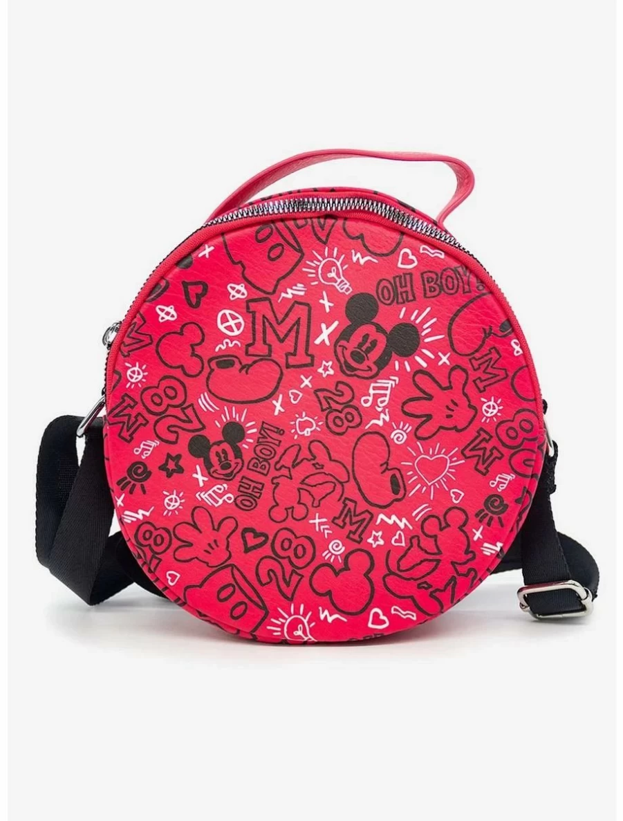 Disney Mickey Mouse Doodles Collage Crossbody Bag by BoxLunch