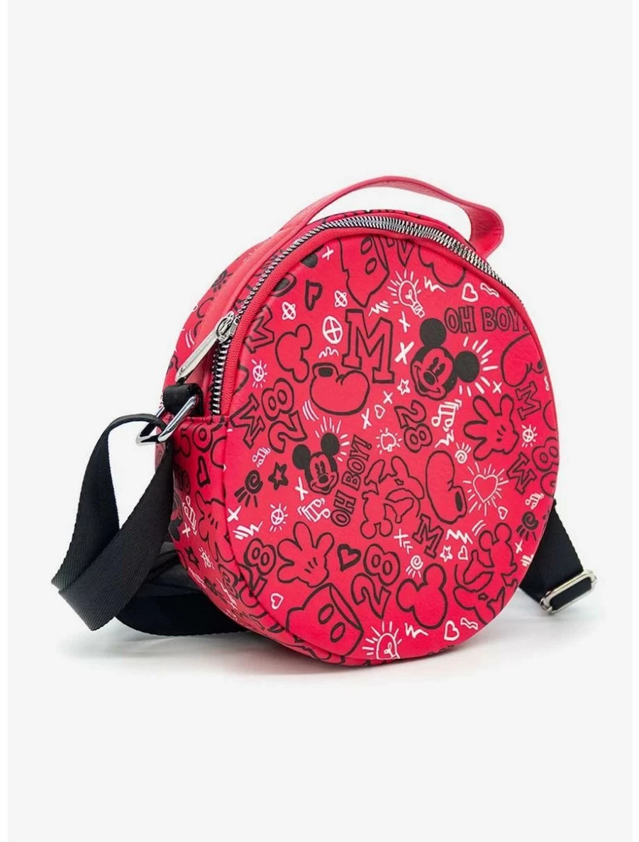 Disney Mickey Mouse Doodles Collage Crossbody Bag by BoxLunch