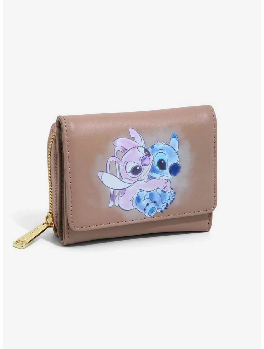 Loungefly Disney Lilo & Stitch Stitch with Angel Small Zip Wallet | Boxlunch Exclusive