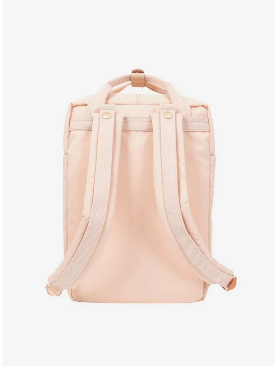 "Sunrise Soft Ribbon Backpack - Stylish Doughnut Macaron Sky Design for School & Travel"