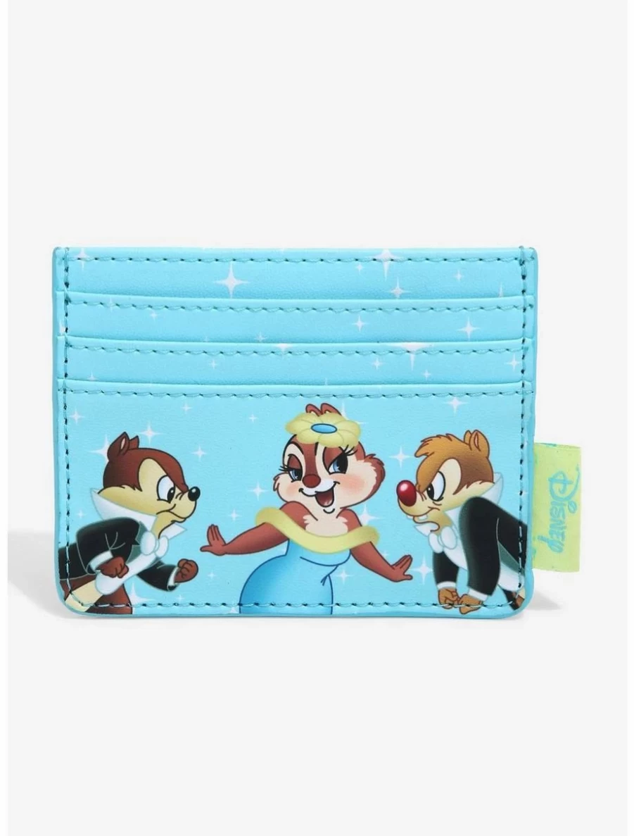 Loungefly Disney Chip 'N' Dale Clarice Sparkle Card Wallet BoxLunch Exclusive