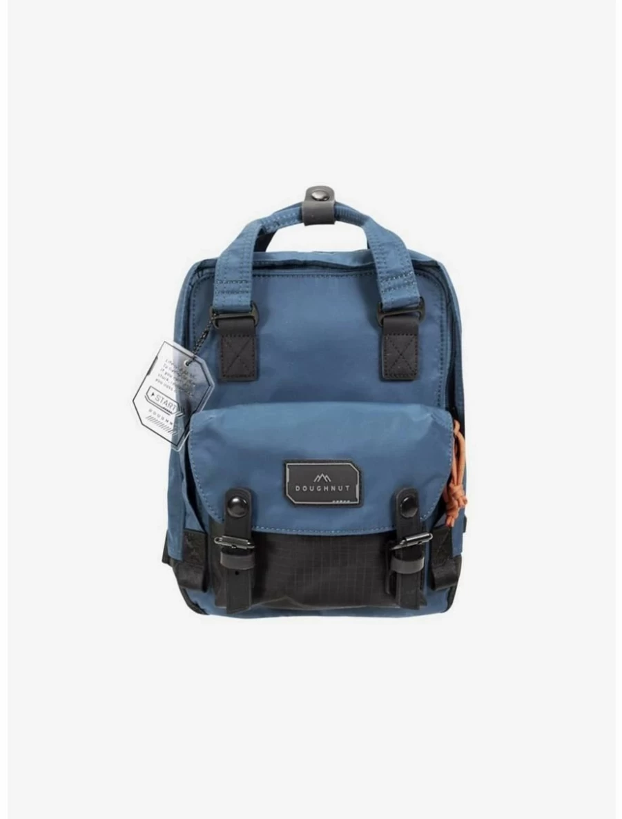 Doughnut Macaron Mini Backpack - Dark Teal Gaming Themed Lunch Box for Collectors