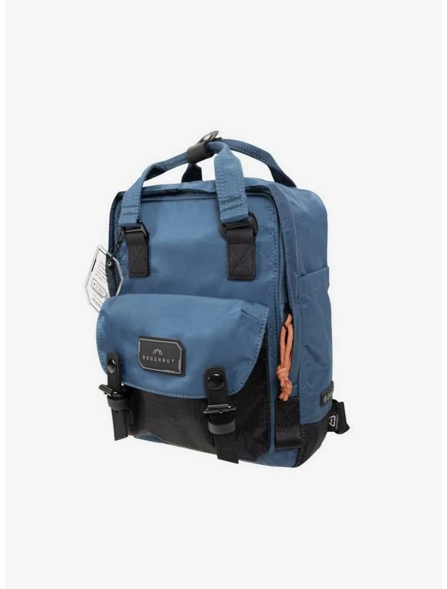 Doughnut Macaron Mini Backpack - Dark Teal Gaming Themed Lunch Box for Collectors