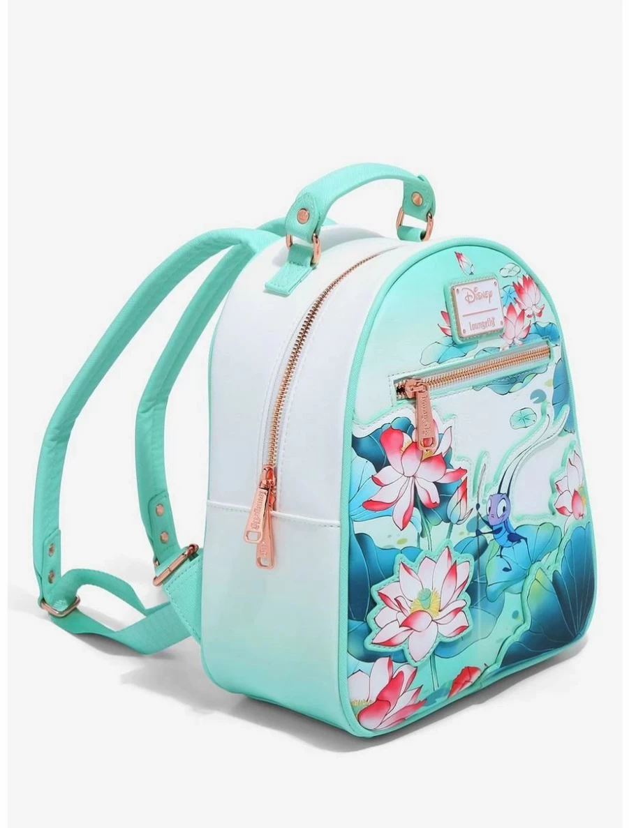 Loungefly Disney Mulan Cri-Kee & Lotus Mini Backpack - Exclusive BoxLunch Collectible