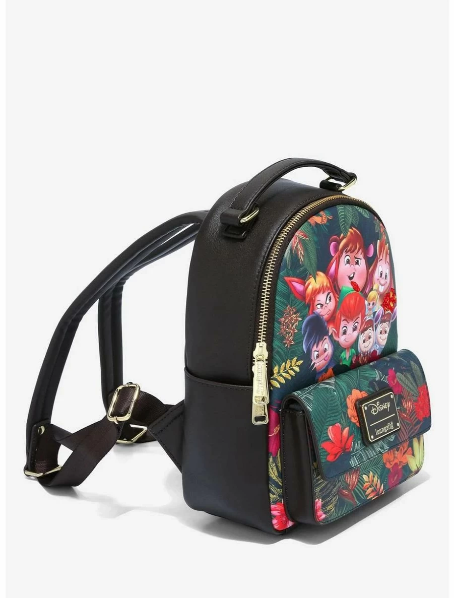 Loungefly Disney Peter Pan Chibi Mini Backpack - Lost Boys Jungle Theme (BoxLunch Exclusive)