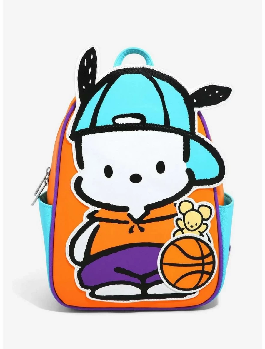 Loungefly Sanrio Pochacco Basketball Mini Backpack - Exclusive BoxLunch Collectible