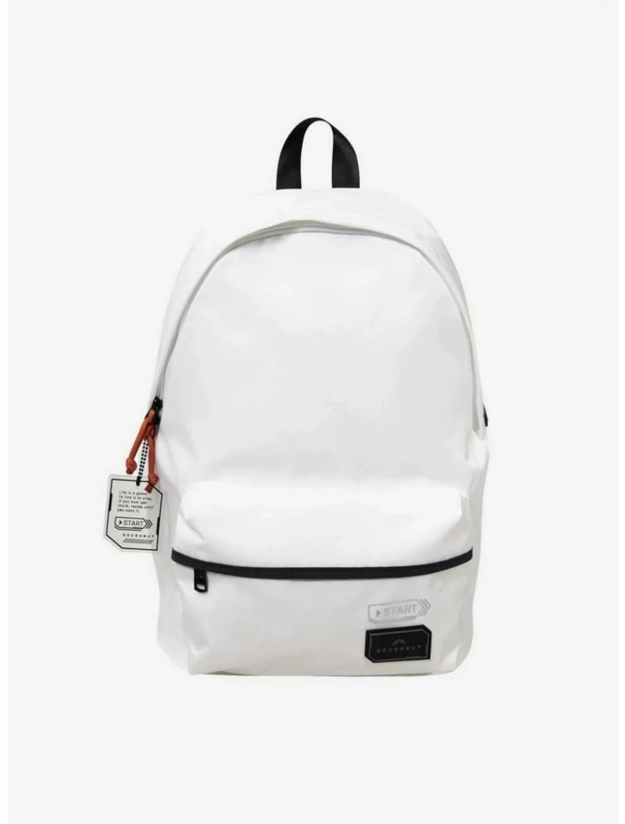 Doughnut Plus One Gamescape Series White Backpack by BoxLunch