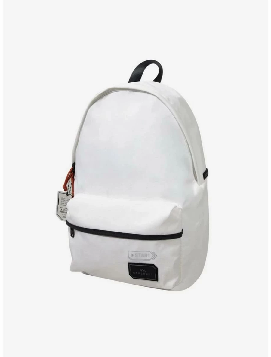 Doughnut Plus One Gamescape Series White Backpack by BoxLunch