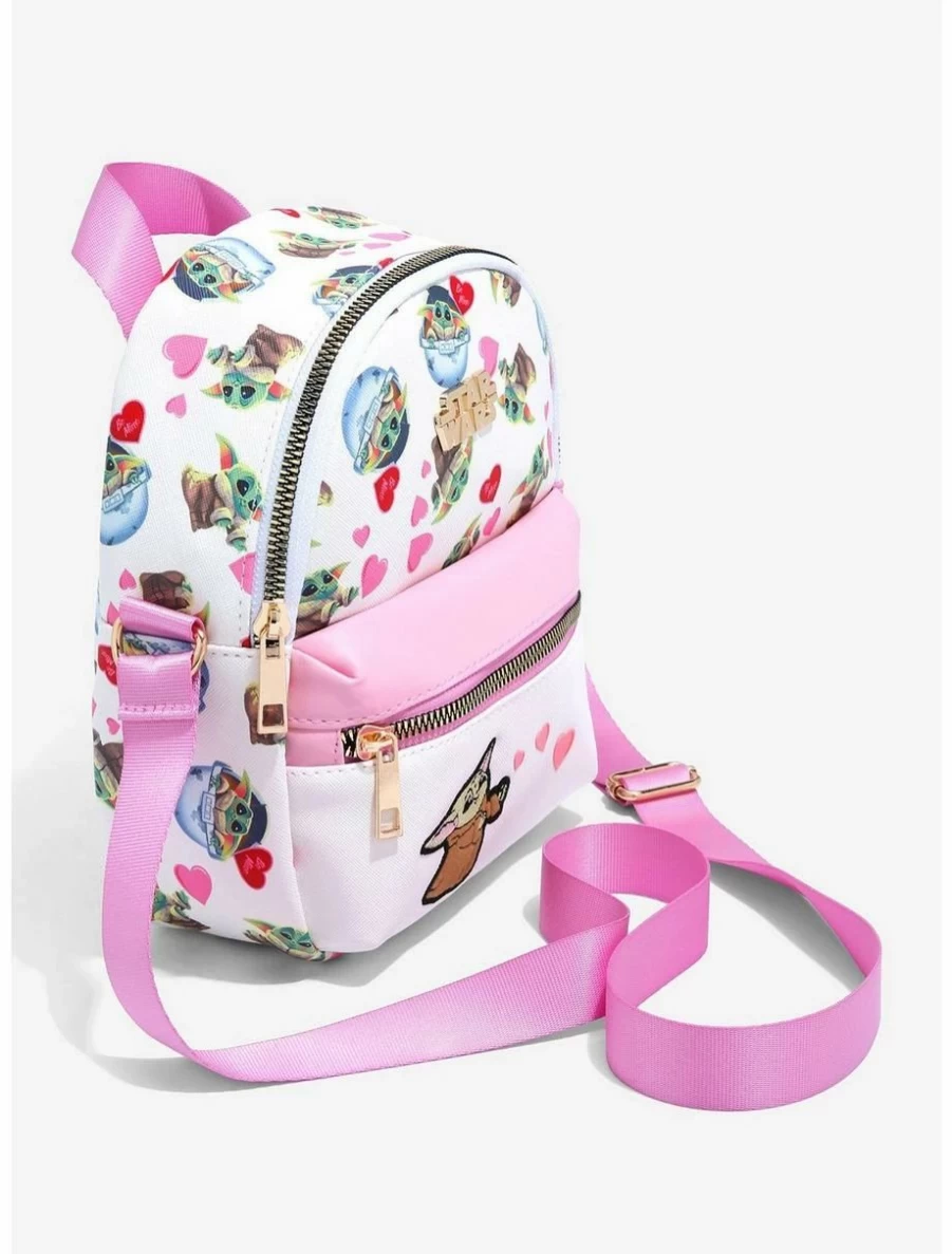 Star Wars The Mandalorian Grogu Love Heart Crossbody Bag - BoxLunch Exclusive Collectible