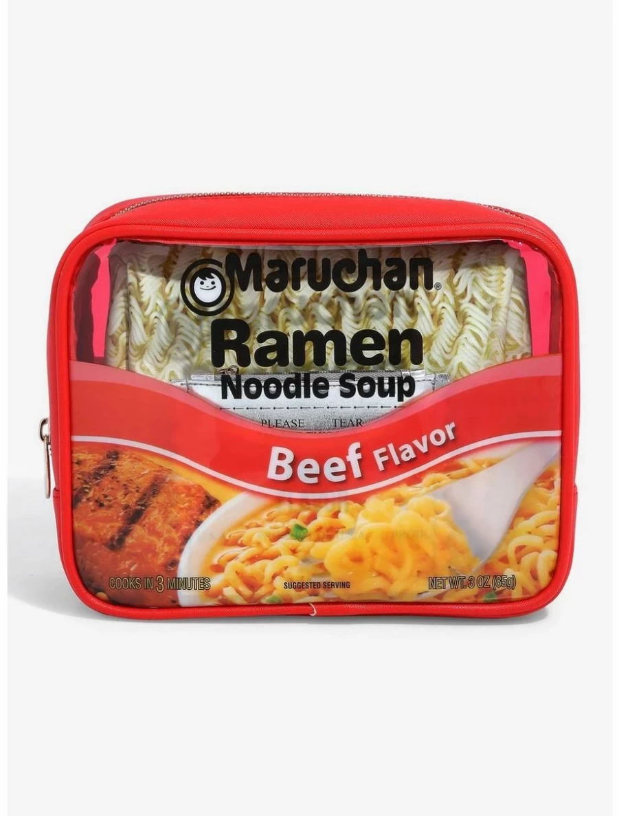 "Maruchan Beef Ramen Noodle Soup Themed Cosmetic Bag Set - BoxLunch Exclusive"