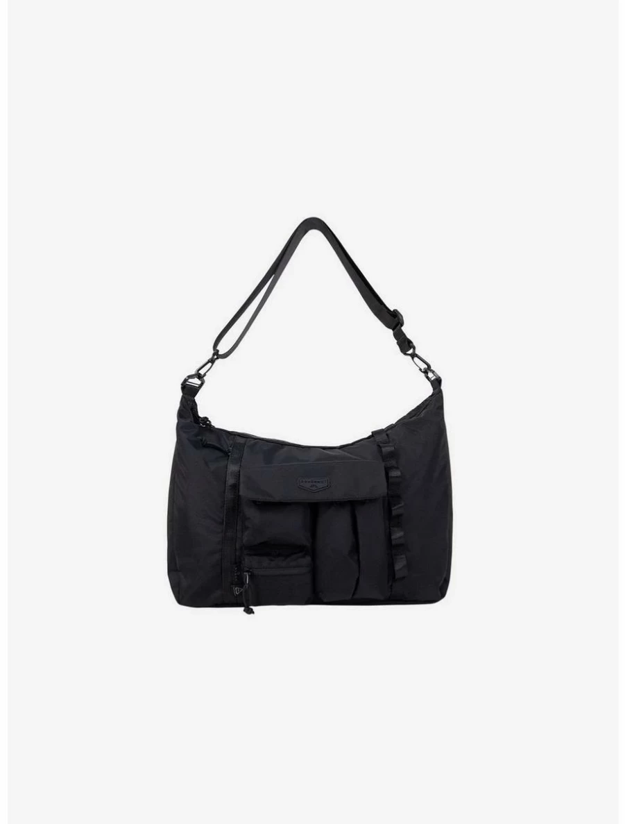 "BoxLunch Exclusive Doughnut Metanoia The Actualise Black Crossbody Bag - Stylish Messenger Purse"