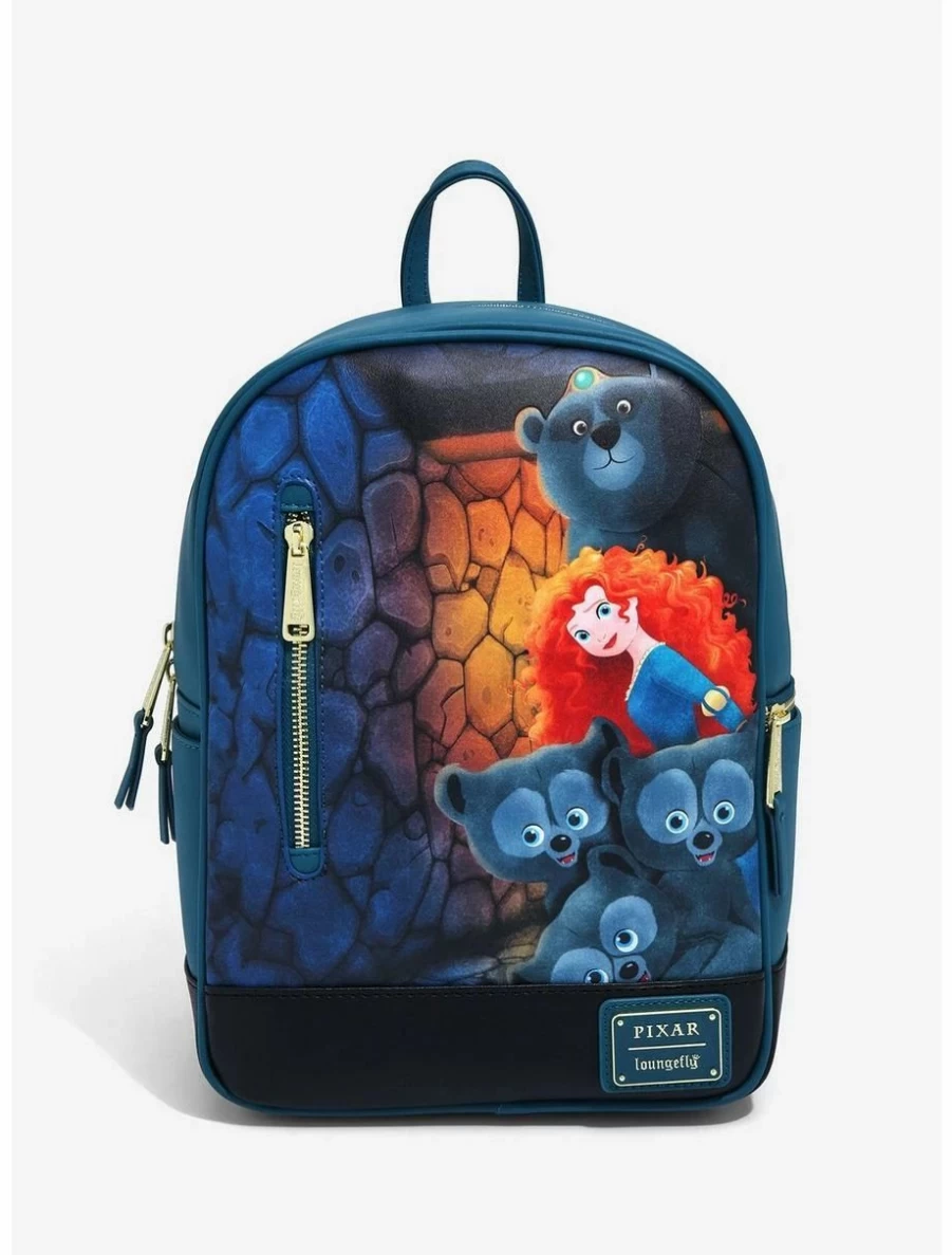 Loungefly Disney Pixar Brave Merida & Dunbroch Bears Mini Backpack - Exclusive BoxLunch Design