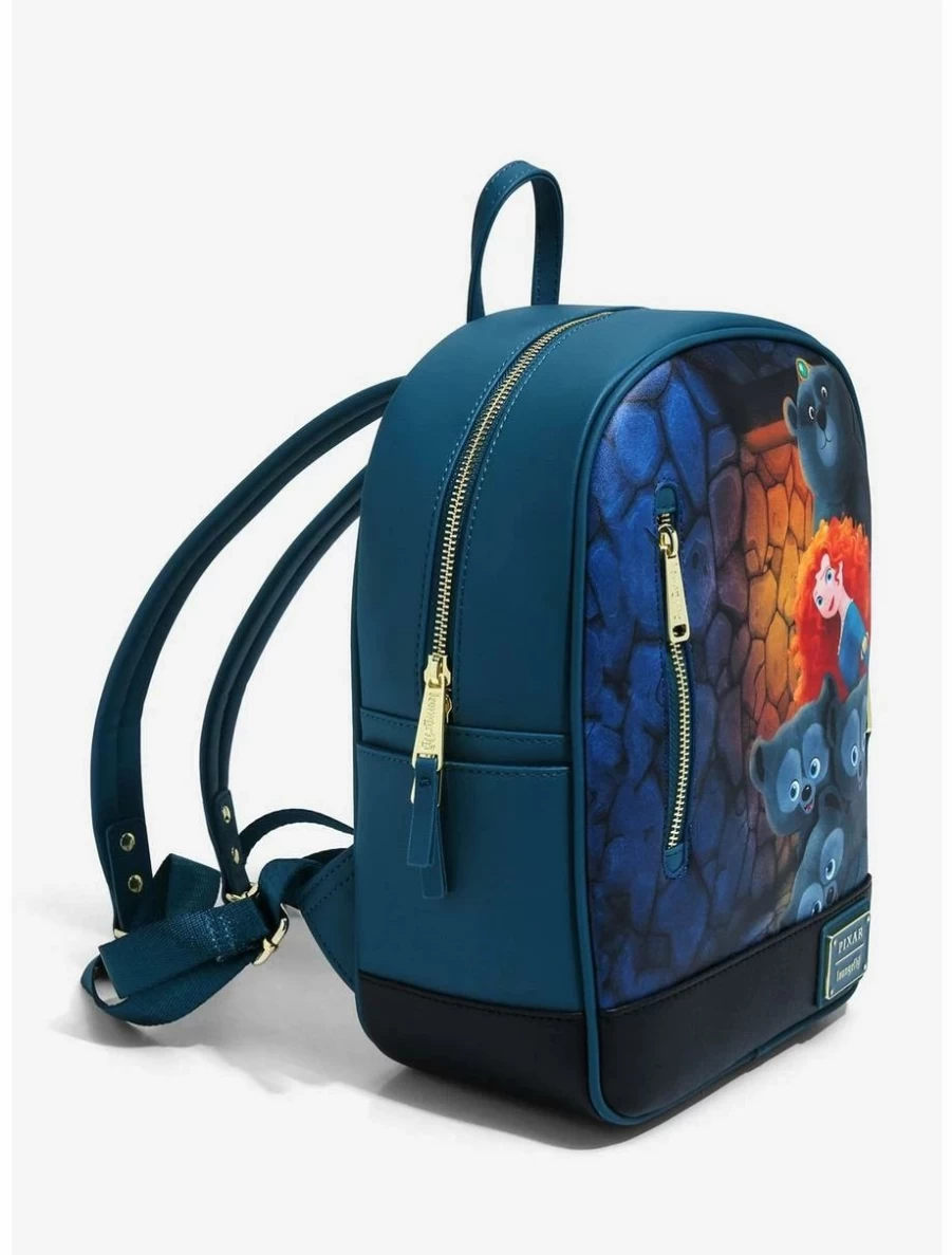 Loungefly Disney Pixar Brave Merida & Dunbroch Bears Mini Backpack - Exclusive BoxLunch Design