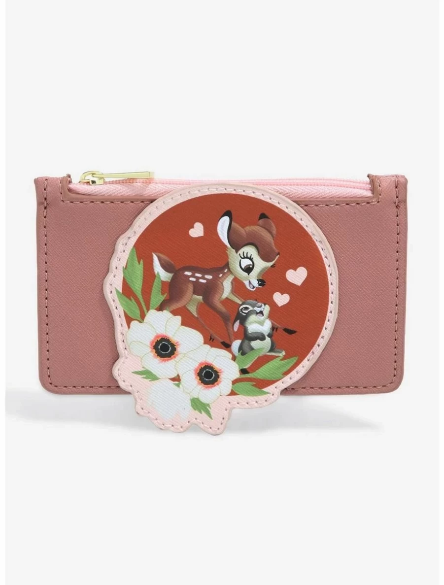 Disney Bambi & Thumper Watercolor Portrait Card Holder - BoxLunch Exclusive Collectible Wallet