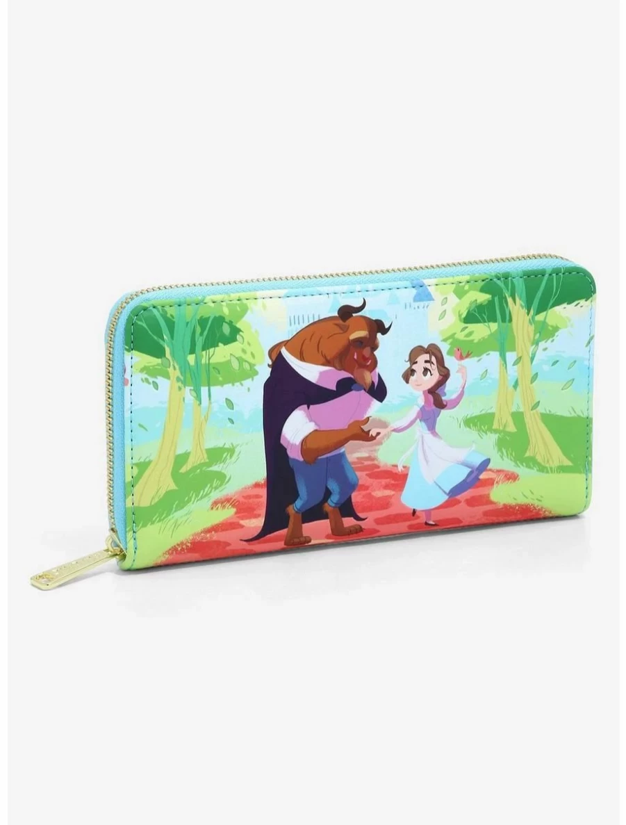 Loungefly Exclusive Disney Beauty and the Beast Scenic Stroll Wallet – BoxLunch Limited Edition