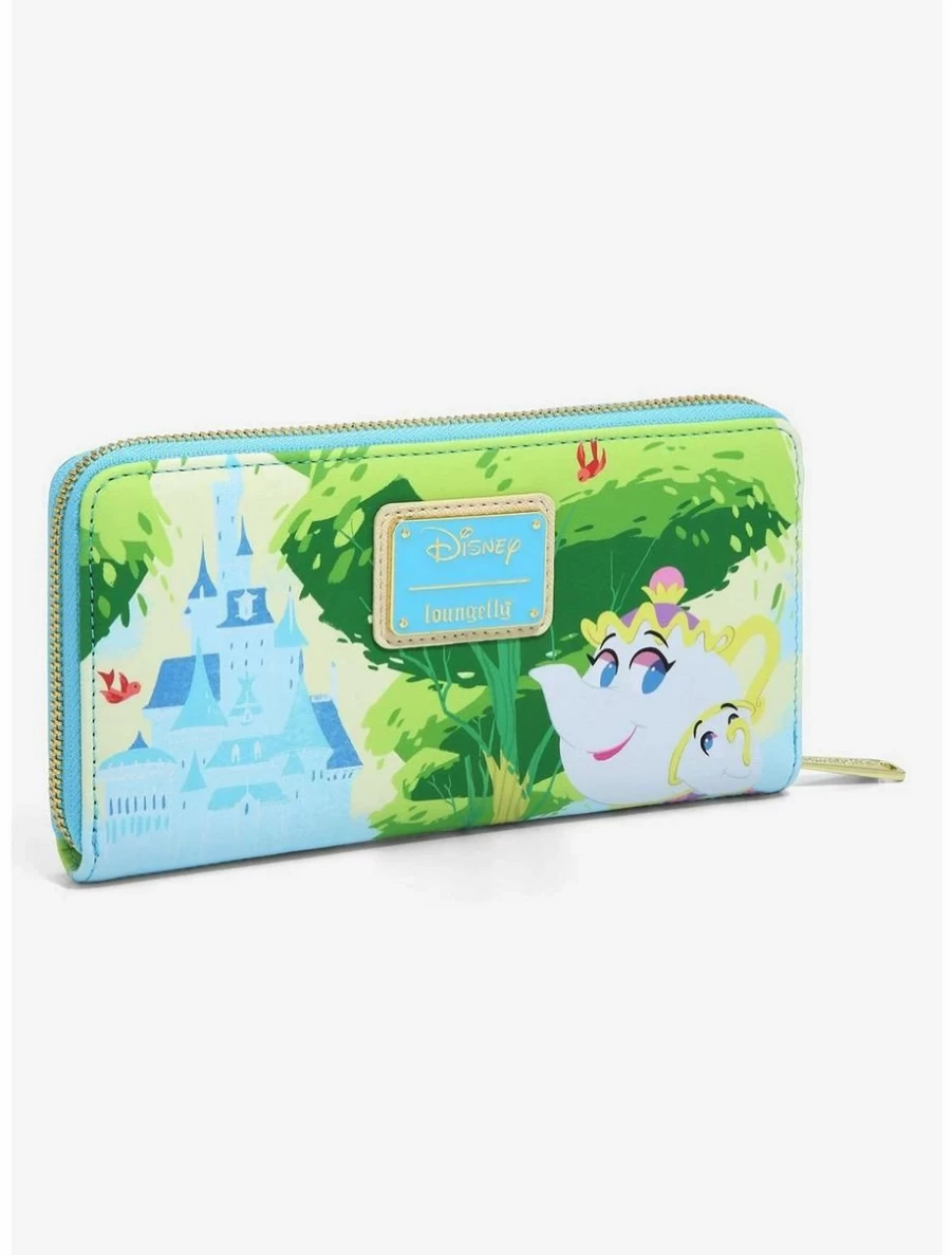 Loungefly Exclusive Disney Beauty and the Beast Scenic Stroll Wallet – BoxLunch Limited Edition