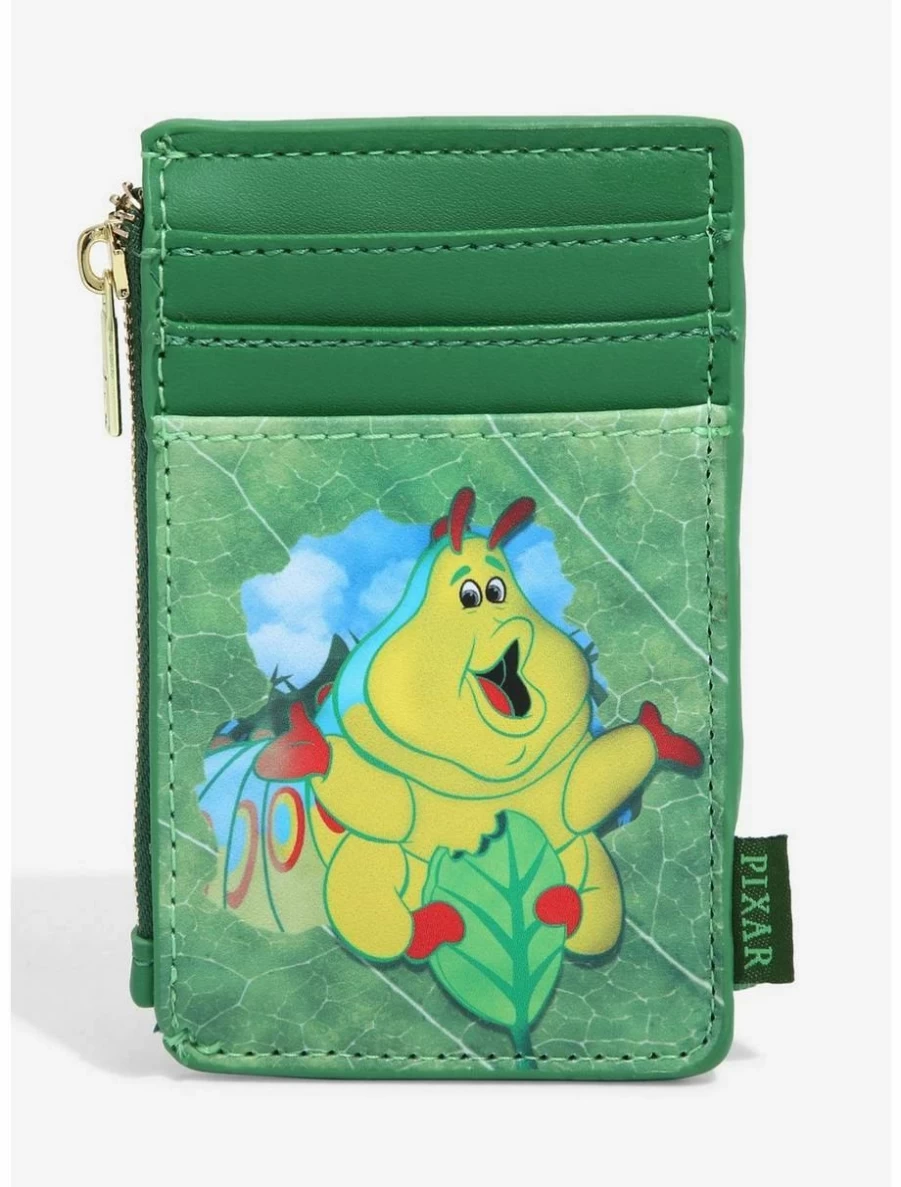 Loungefly Disney Pixar A Bug's Life Leaf Cardholder Wallet - BoxLunch Exclusive Collectible